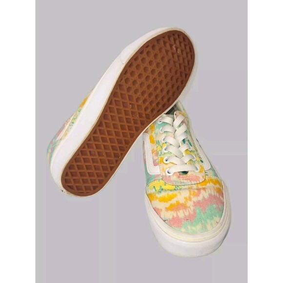 VANS Old Skool Low Shoes Sneakers Womens 8 Psychedelic Tie Dye Pastel 500714 - Picture 7 of 13